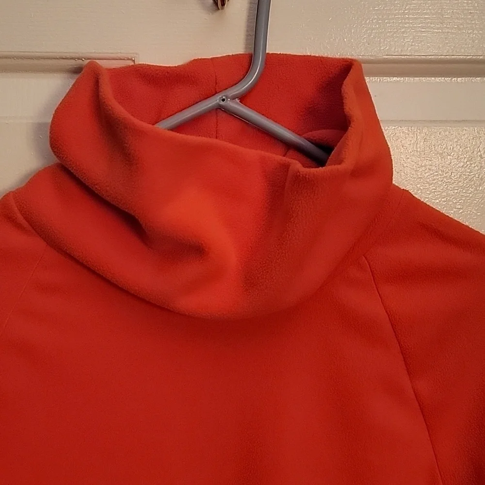 Old Navy girls coral colored, turtleneck sweatshirt. LG(10-12)